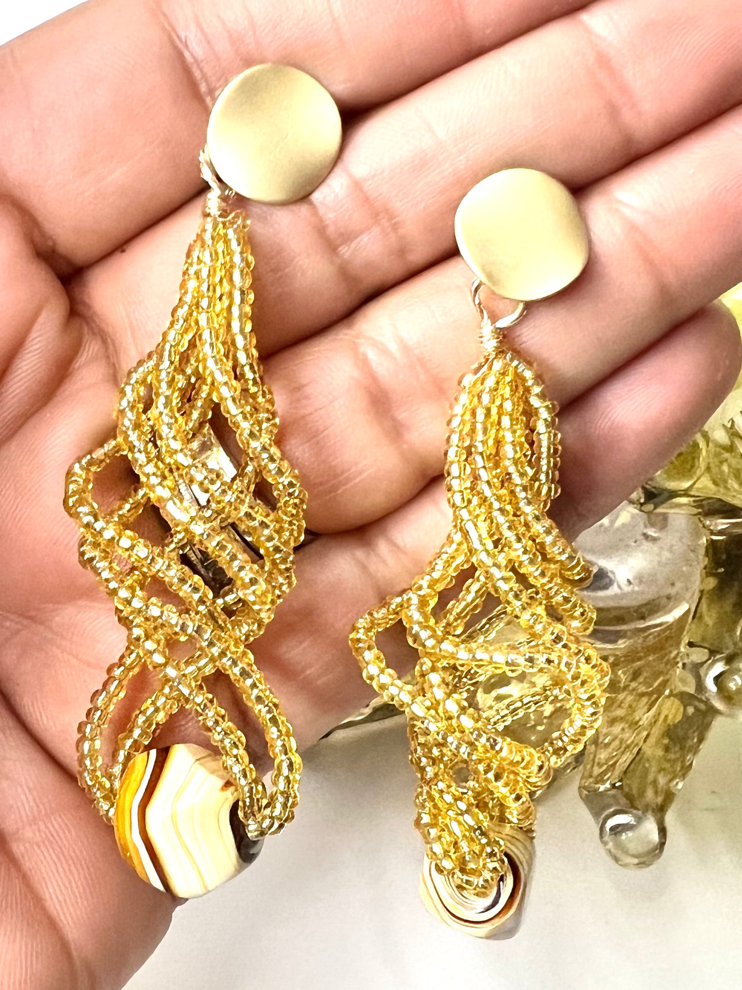 Beaded Boho Earrings