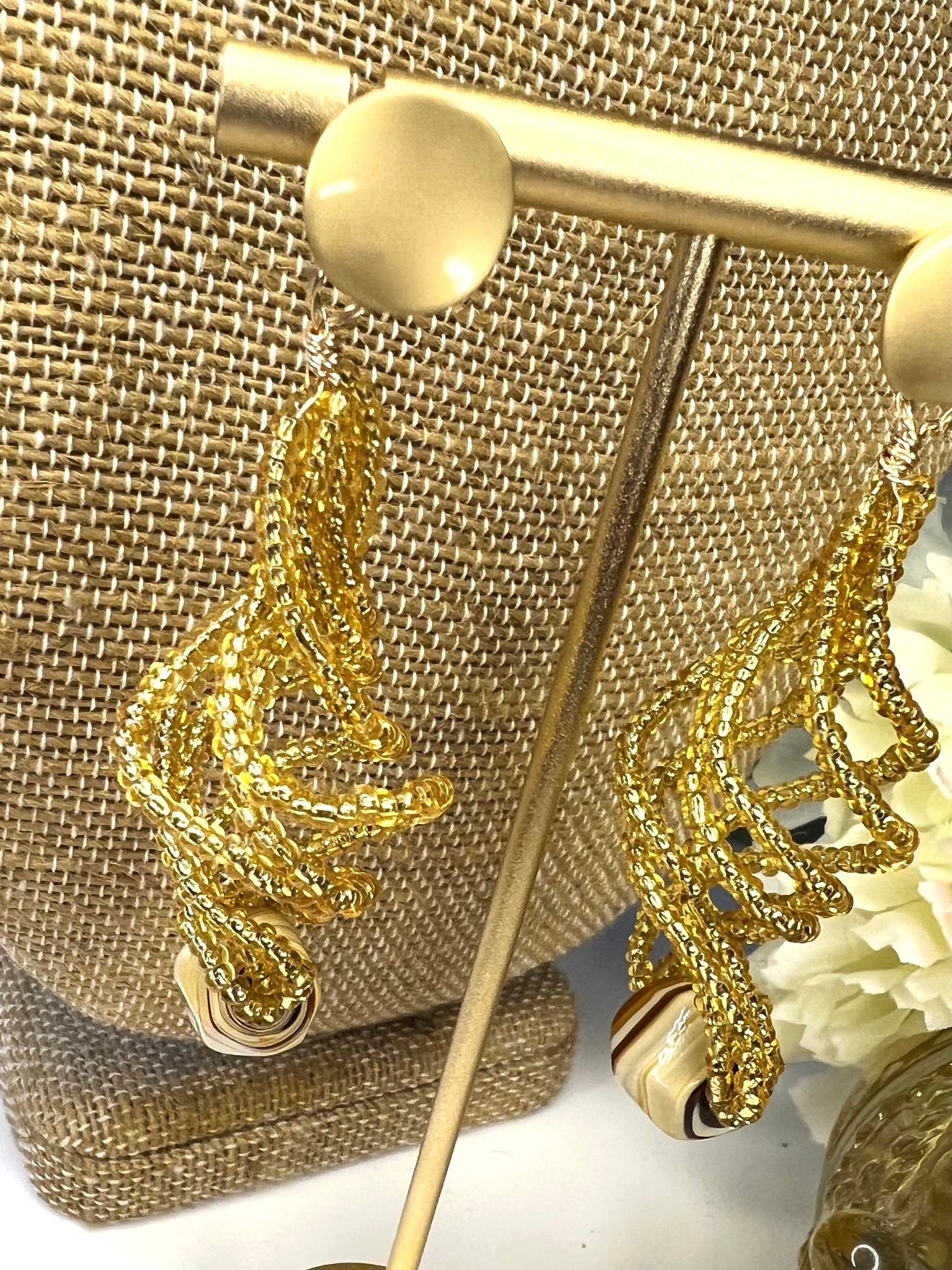 Beaded Boho Earrings