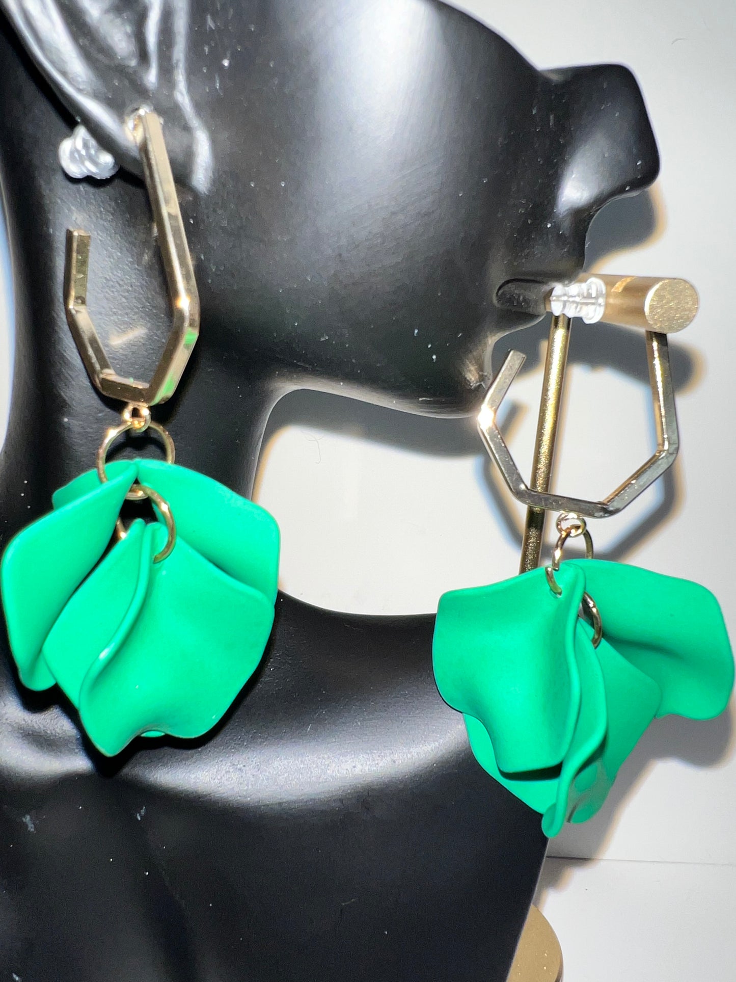 Acrylic Petal Drop Earrings