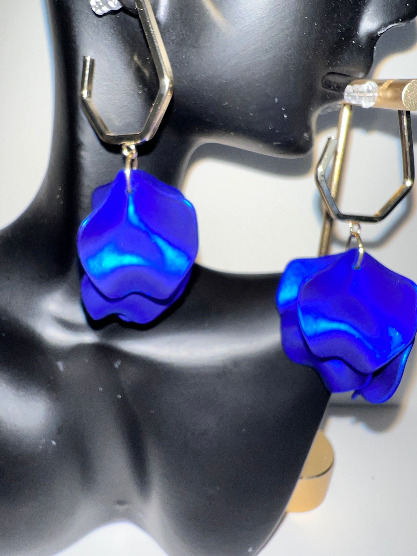 Acrylic Petal Drop Earrings