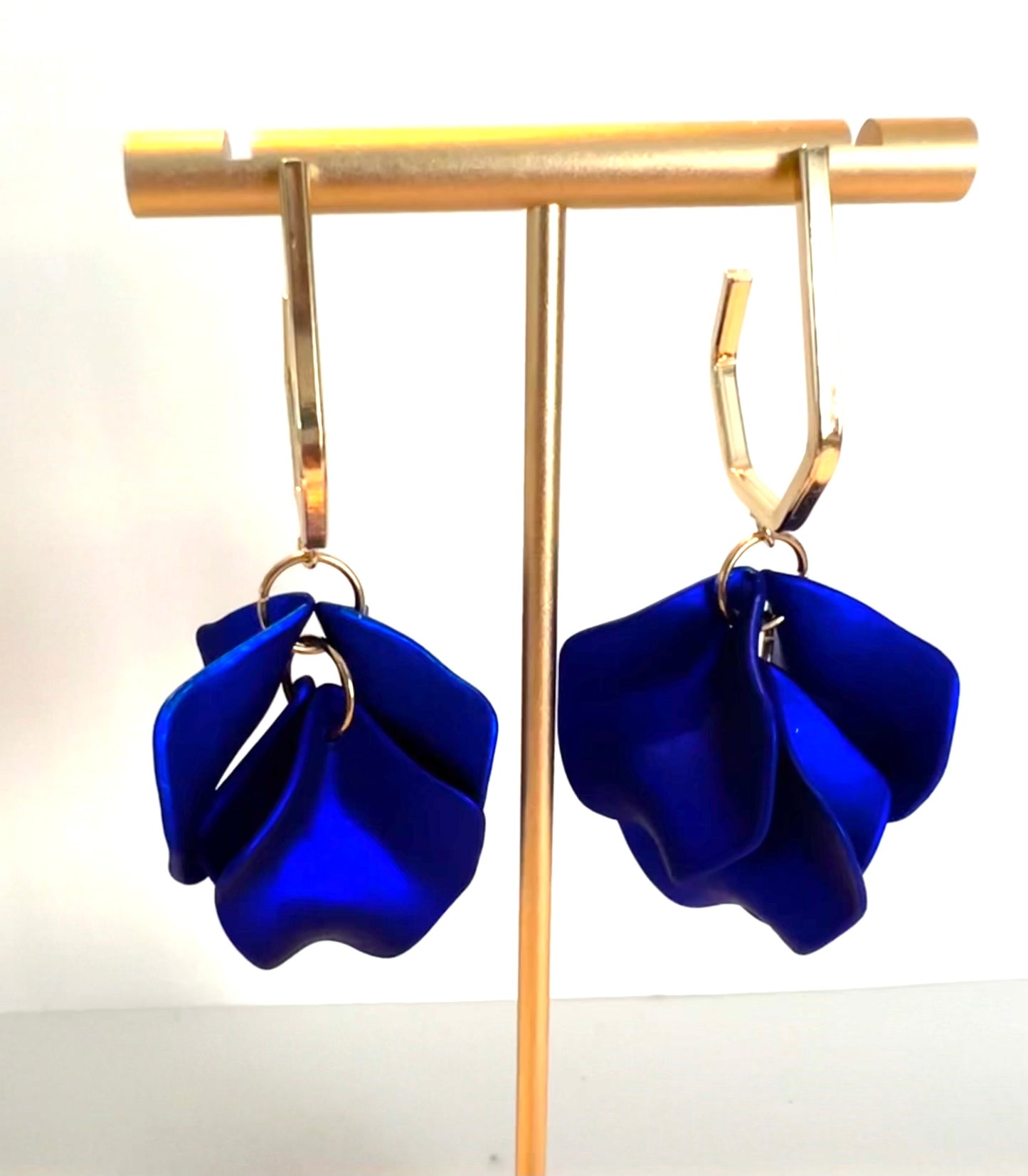 Acrylic Petal Drop Earrings