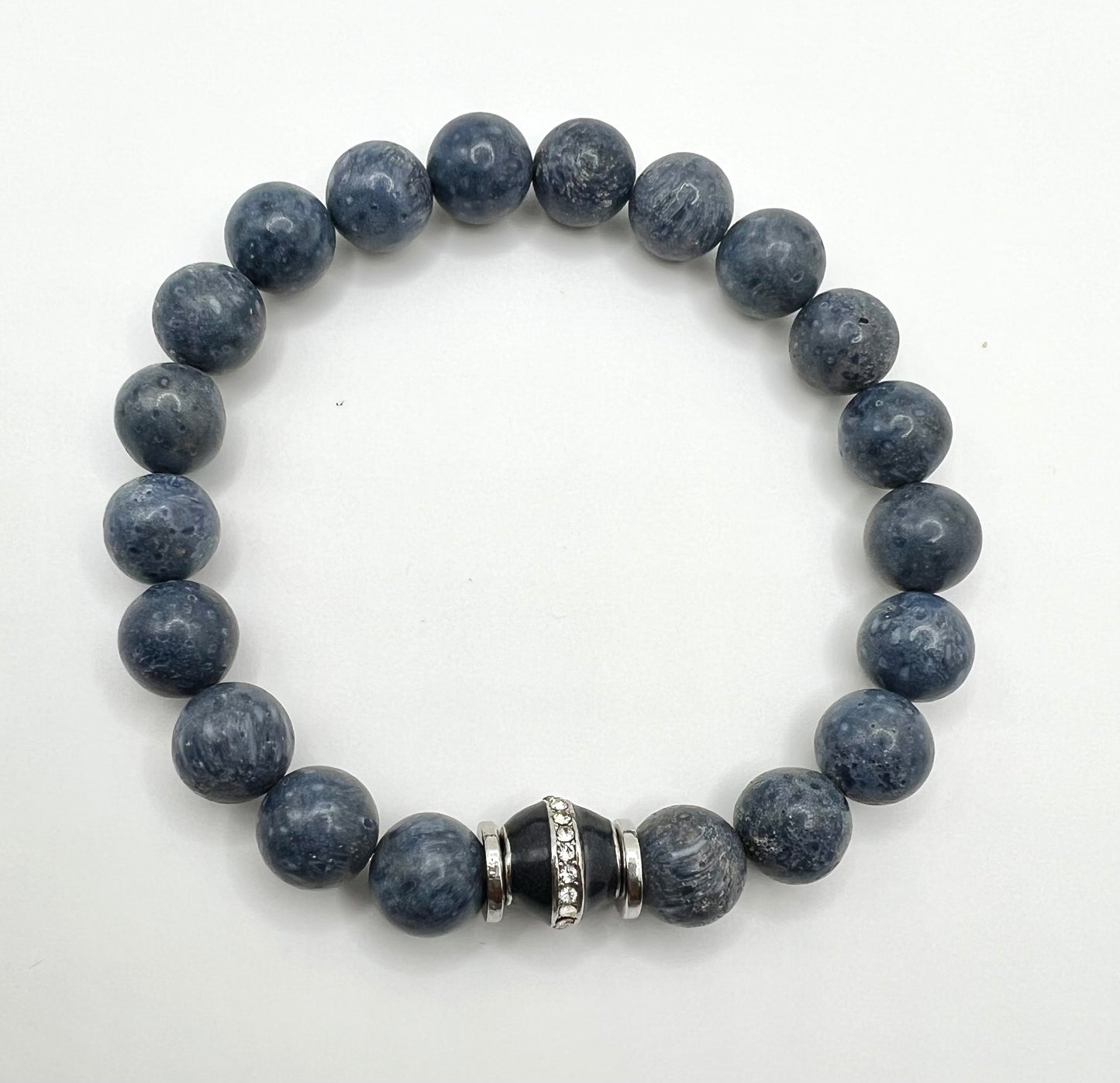 Men’s Denim Lapis Bracelet