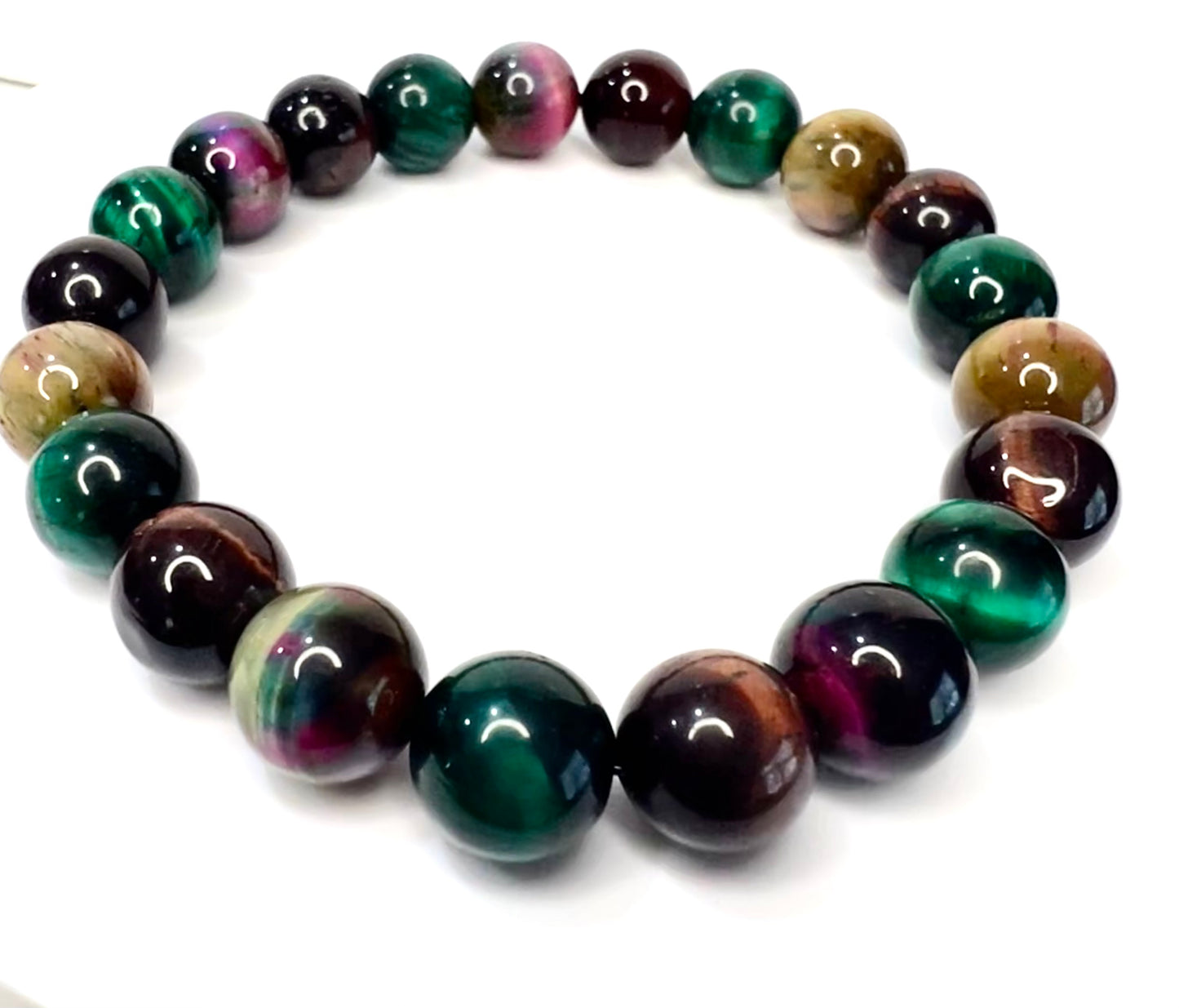 Men’s Multi Color Tiger Eye Bracelet