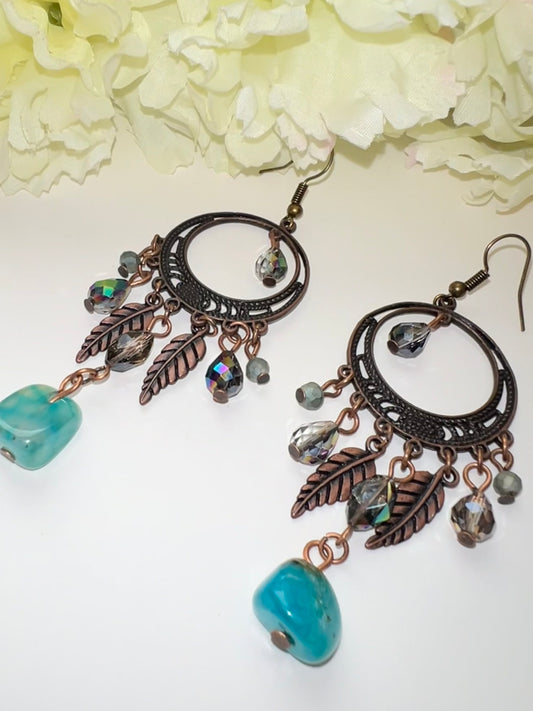 Boho Style Hoop Earrings