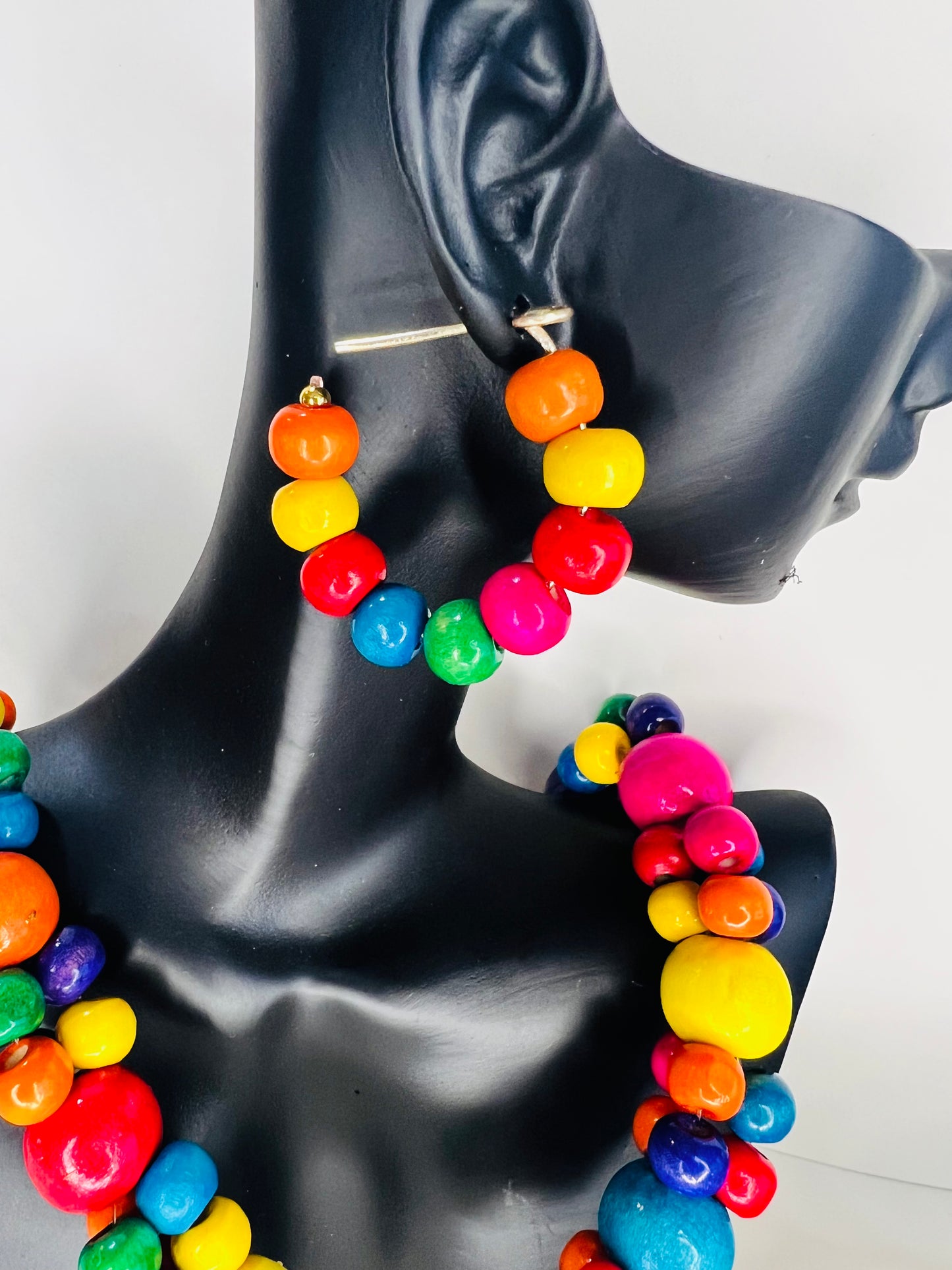 Colorful Wood Beaded Jewelry