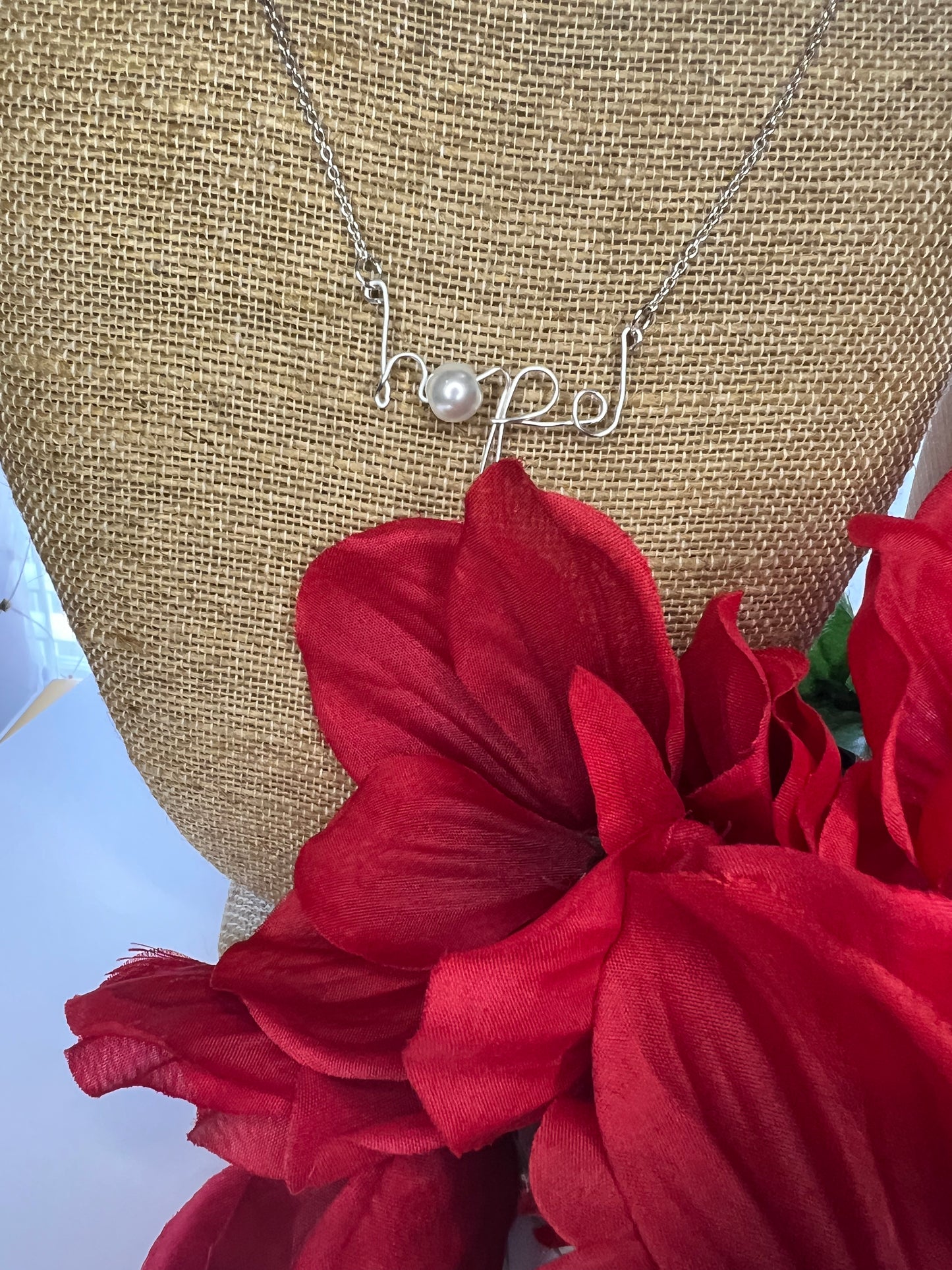 Sterling Silver “Hope” Necklace