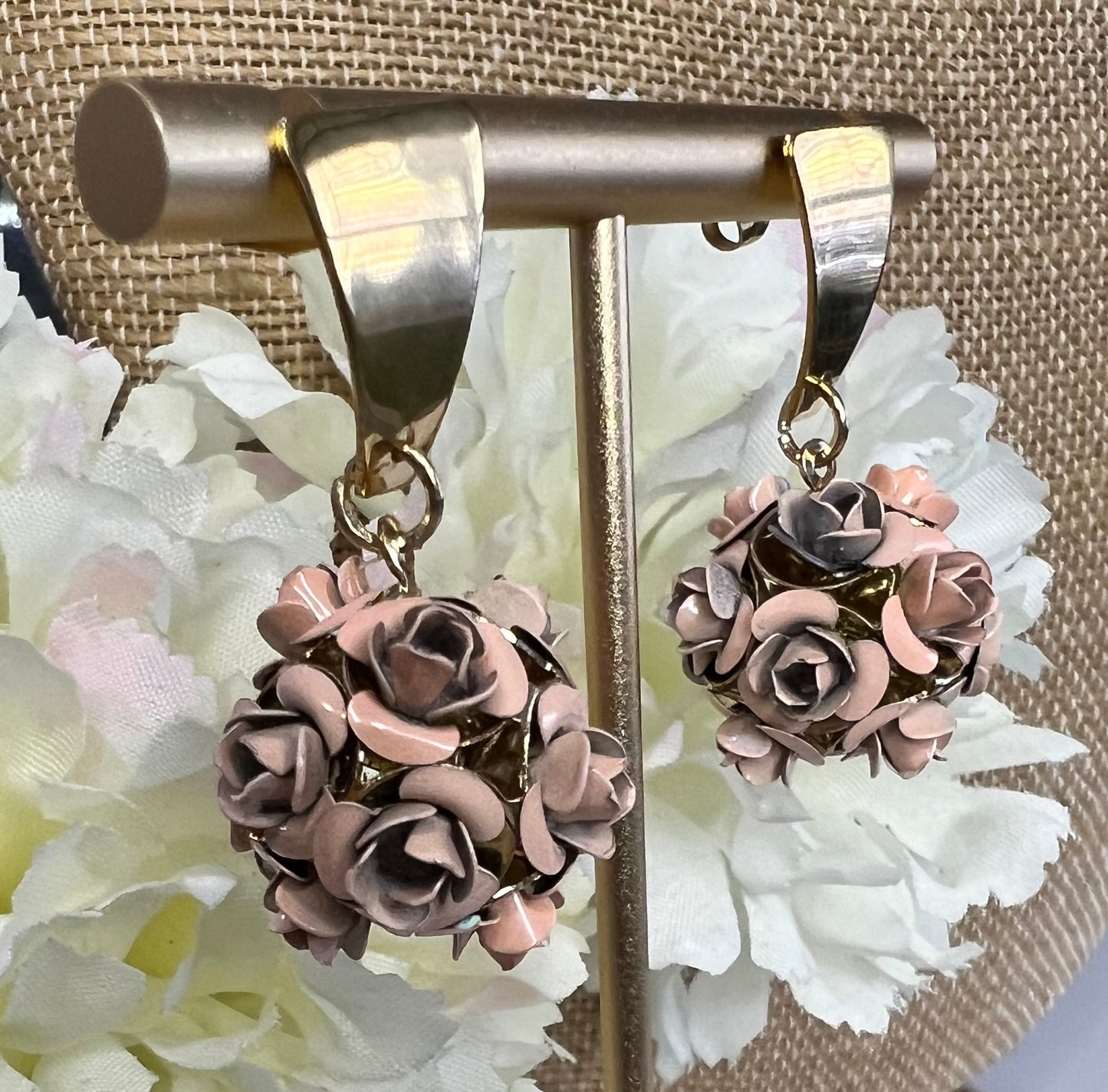 Flower Charm Earrings