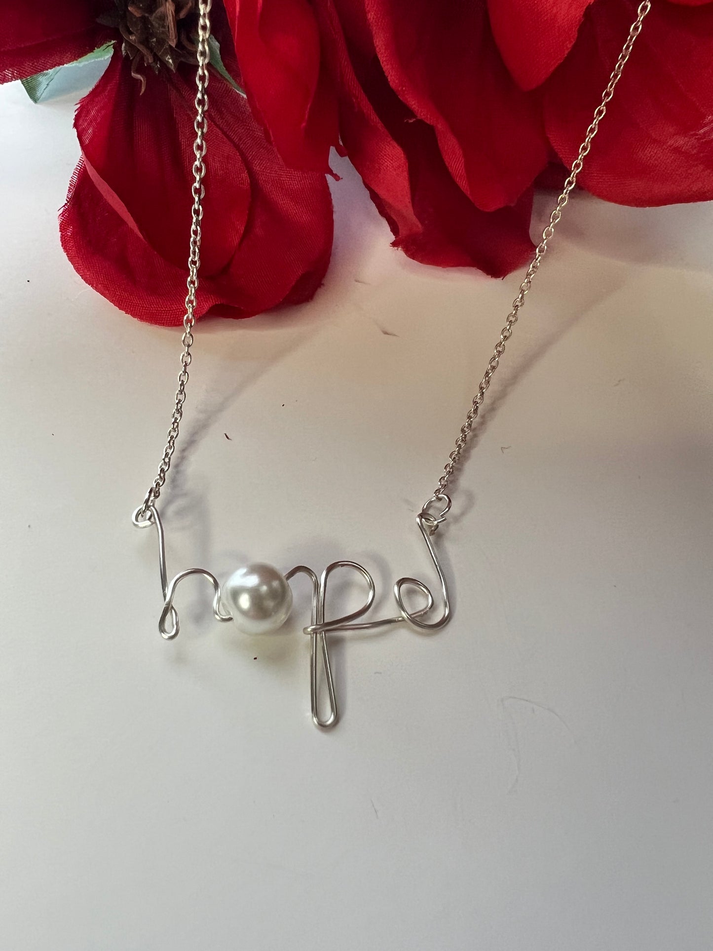 Sterling Silver “Hope” Necklace